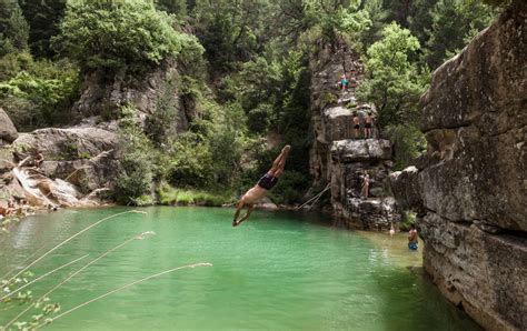 Pozo Pígalo y las Pozas del río Arba de Luesia en Zaragoza